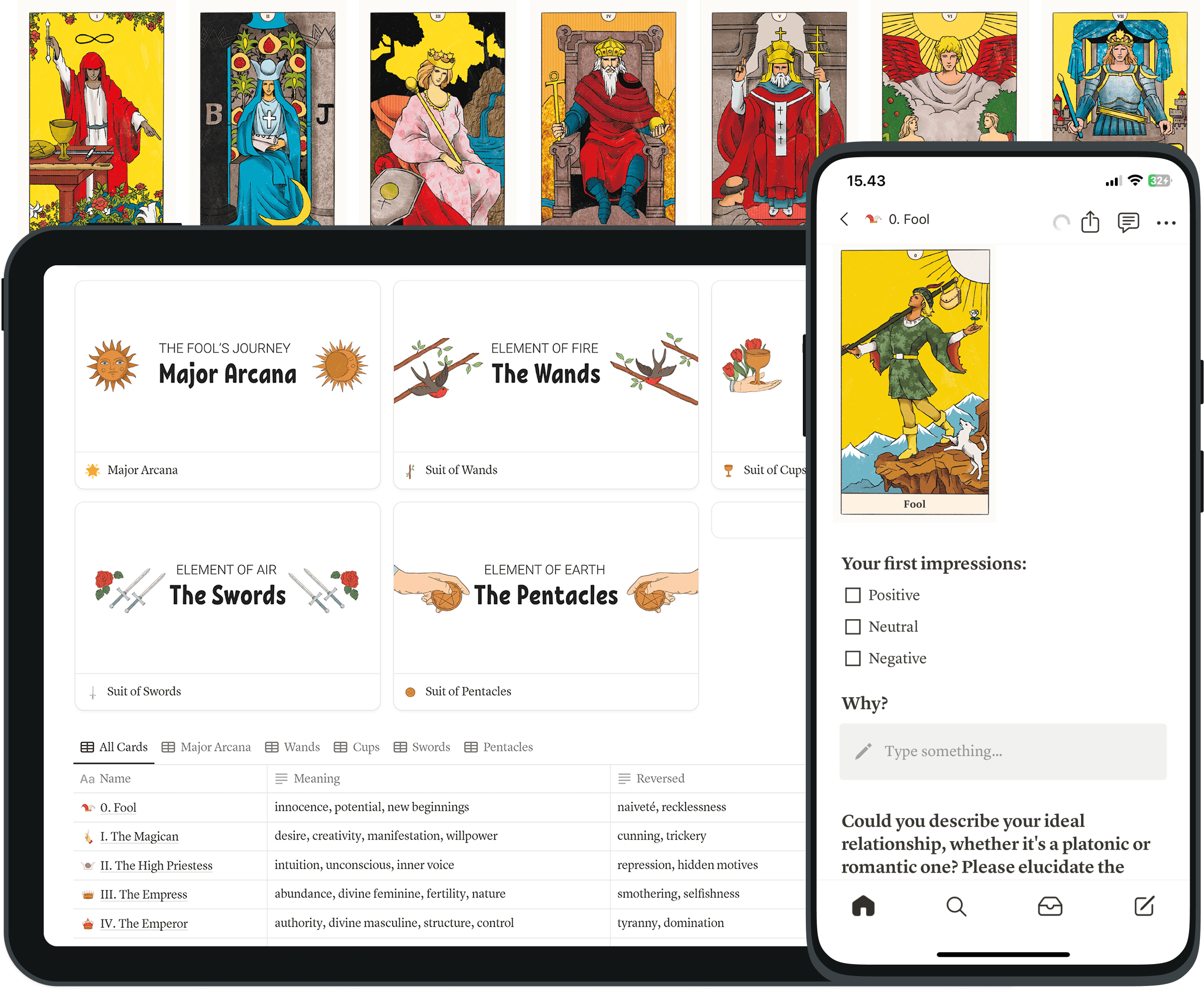 Tarot Journal & Digital Grimoire